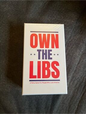Own The Libs Party Card Game - White/Red/Purple